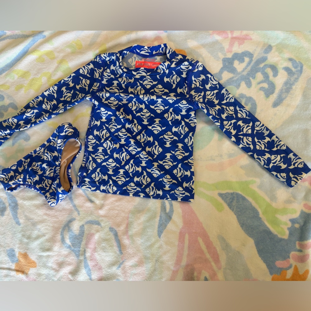 J Crew Rash Guard two piece - Picture 2 of 6